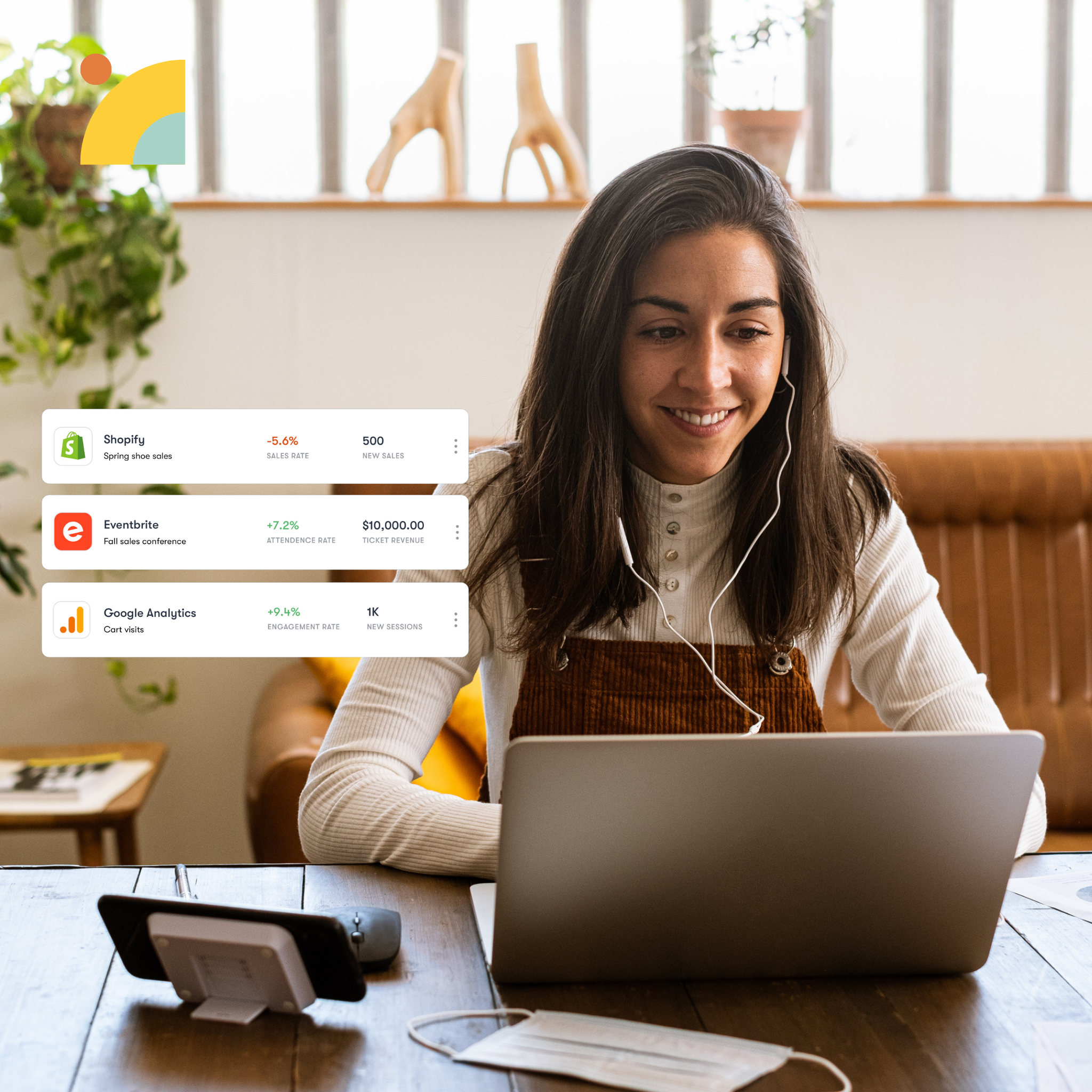 This is an image of a Sunsett customer typing at her computer using Sunsett. You and your team will be able to customize projects, set realistic goals, review detailed reports and performance updates. Grow your business the right way with Sunsett.io